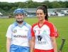 Team Captains Catriona Hasson (Portgleone) and Cara McIntyre (Loughguile)